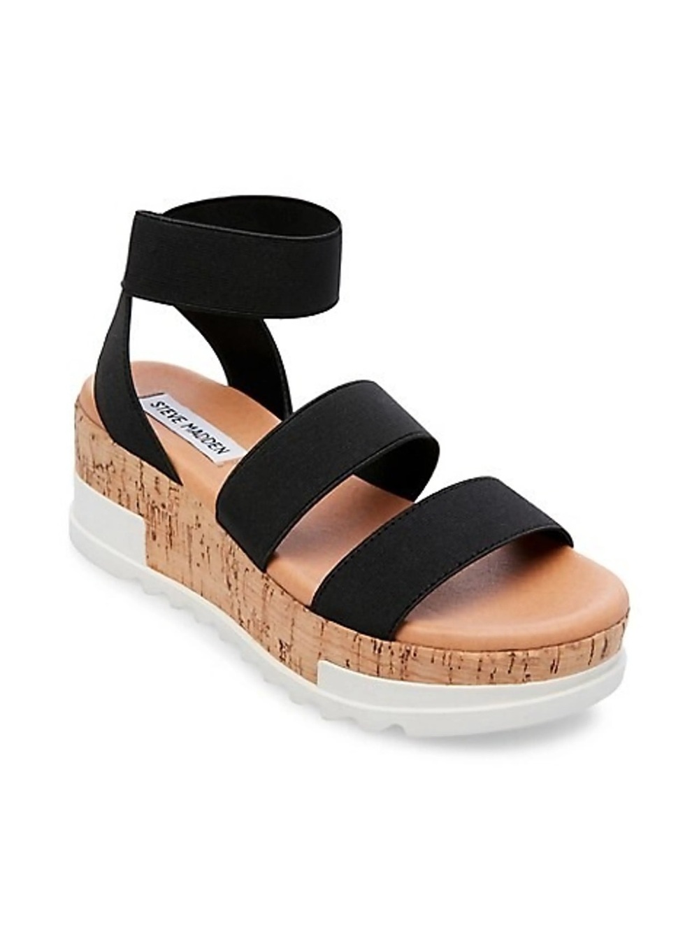 Steve Madden Bandi Elastic Cork
Platform Wedge Sandal